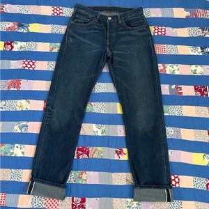 Levi’s women’s 501 selvedge jeans